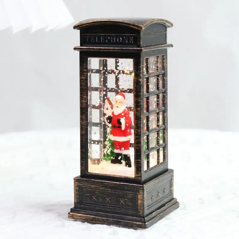 Christmas Wind Lamp with Santa Decor Crystal Design - Image 13