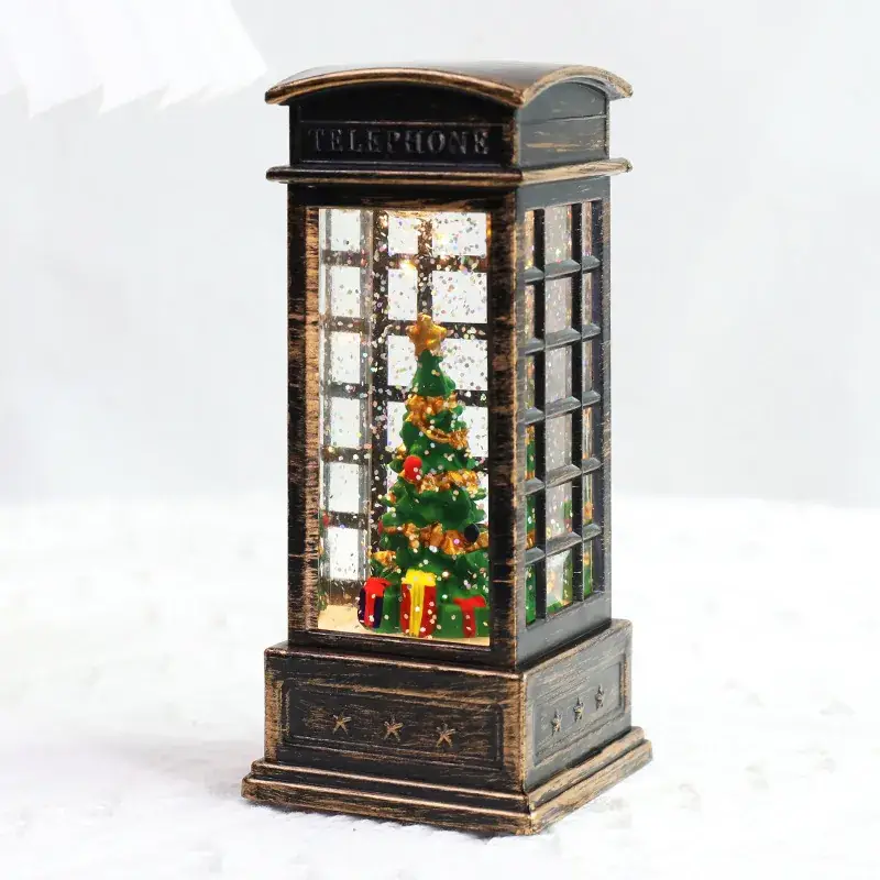 Christmas Wind Lamp with Santa Decor Crystal Design - Image 14