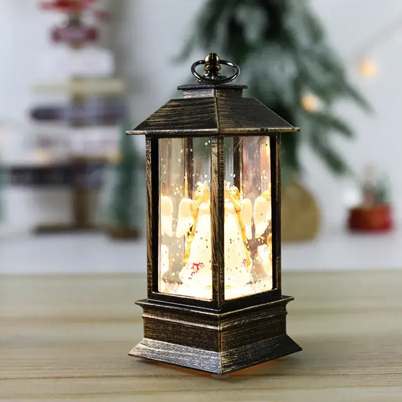 Christmas Wind Lamp with Santa Decor Crystal Design - Image 4