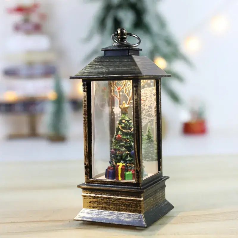 Christmas Wind Lamp with Santa Decor Crystal Design - Image 5