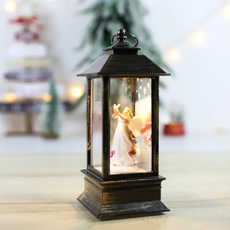 Christmas Wind Lamp with Santa Decor Crystal Design - Image 6
