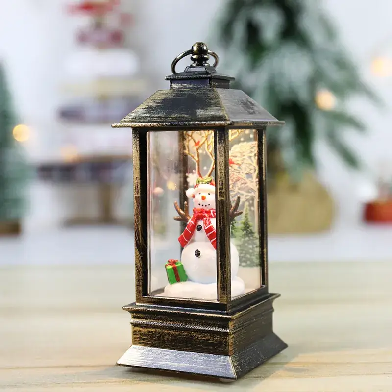 Christmas Wind Lamp with Santa Decor Crystal Design - Image 8