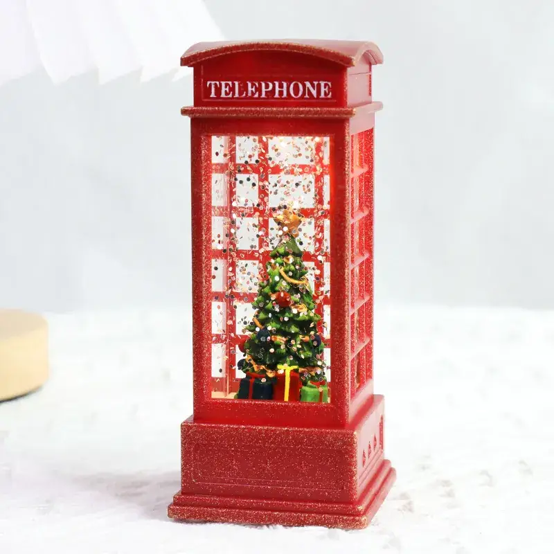 Christmas Wind Lamp with Santa Decor Crystal Design - Image 9