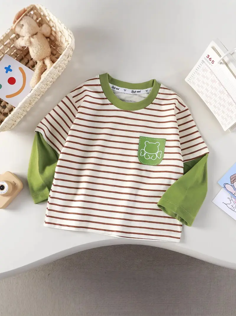 2025 Kids T-Shirt Pure Cotton Boys Orange Cartoon Long Sleeve - Image 19