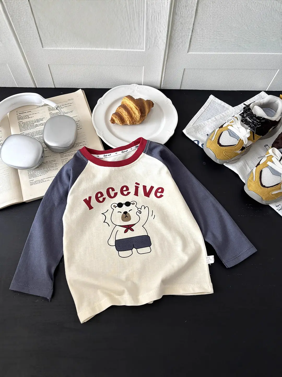 2025 Kids T-Shirt Pure Cotton Boys Orange Cartoon Long Sleeve - Image 20