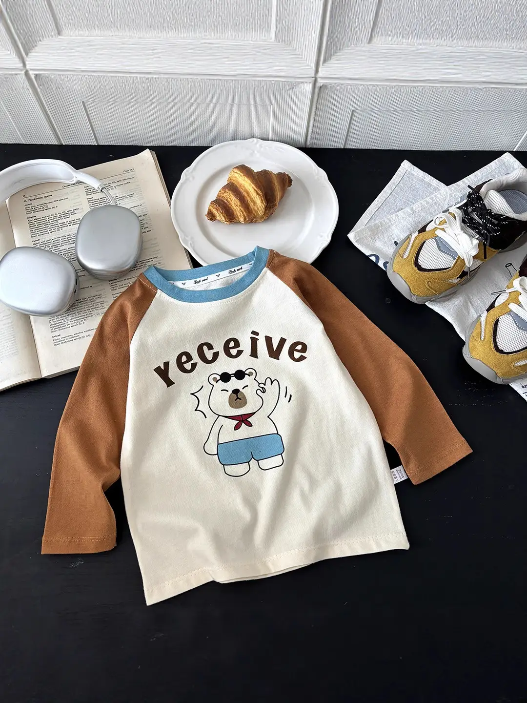 2025 Kids T-Shirt Pure Cotton Boys Orange Cartoon Long Sleeve - Image 21