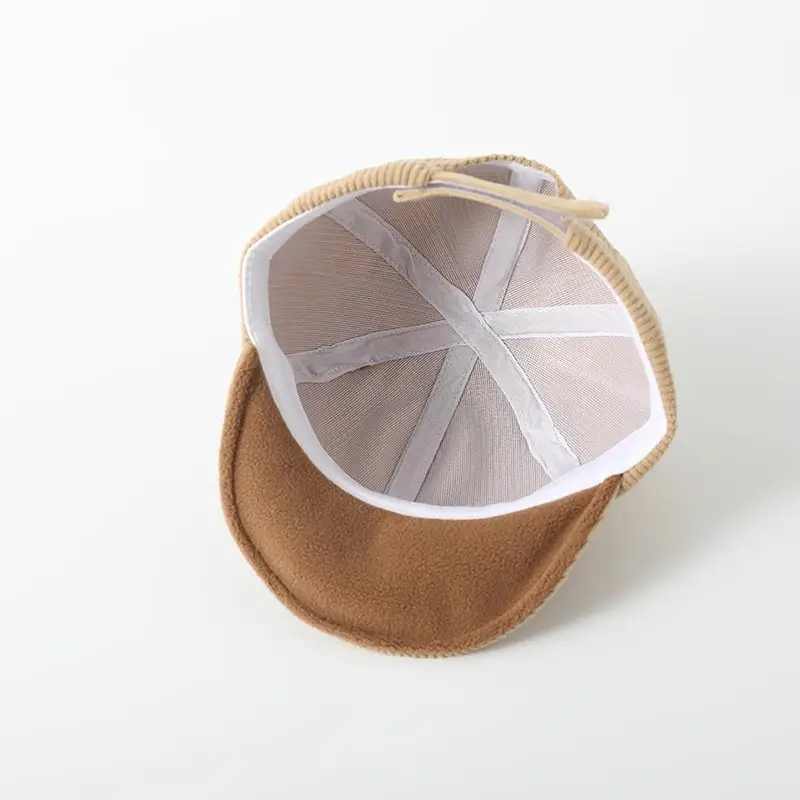 Cute Bear Ears Cotton Baby Hat Beige — feature 10