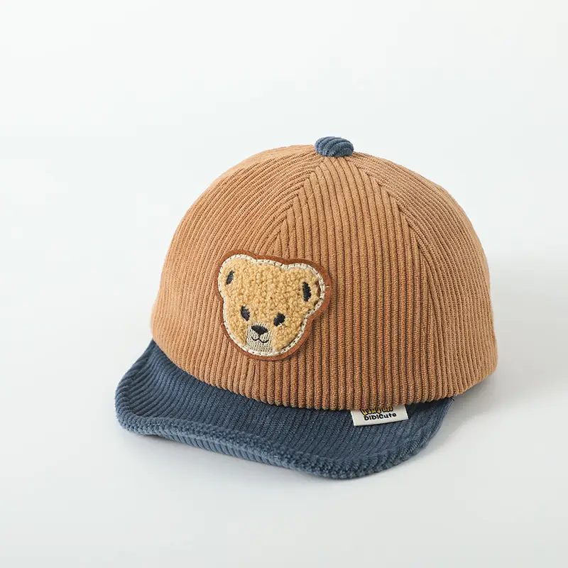 Cute Bear Ears Cotton Baby Hat Beige - Image 7