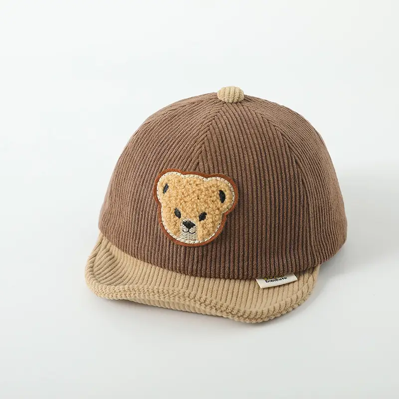 Cute Bear Ears Cotton Baby Hat Beige - Image 9