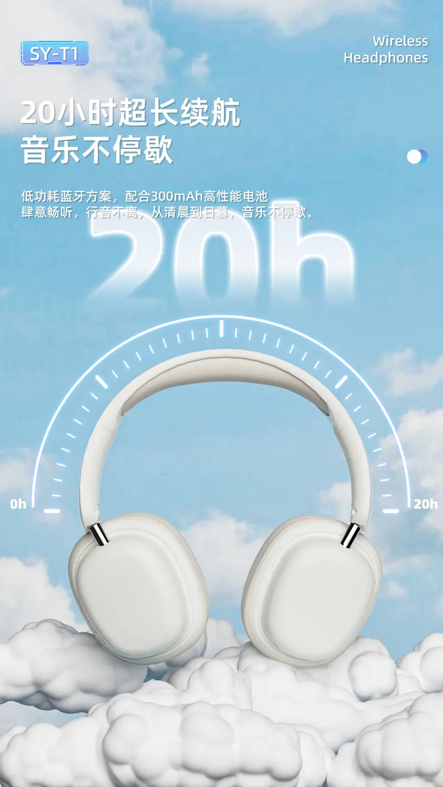 Bluetooth Headset with Ultra Long Battery & Gaming Mode — feature 10