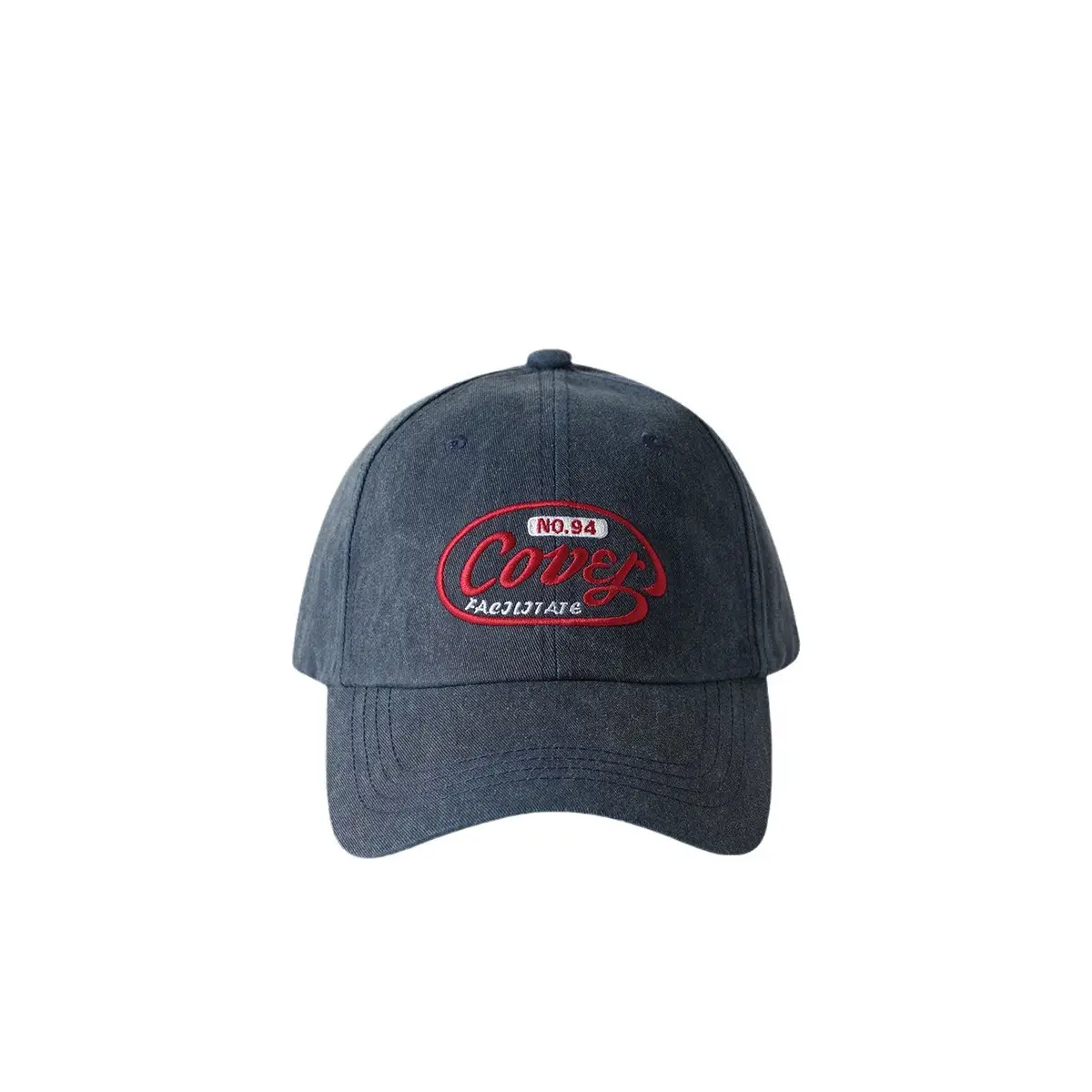 Retro Embroidered Baseball Cap for Men Maroon - Image 10