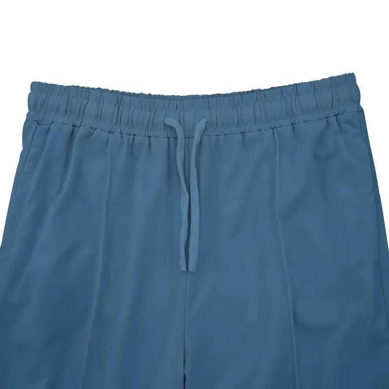 Men's Olive Green Loose Straight Leg Pants Spring Summer — feature 40
