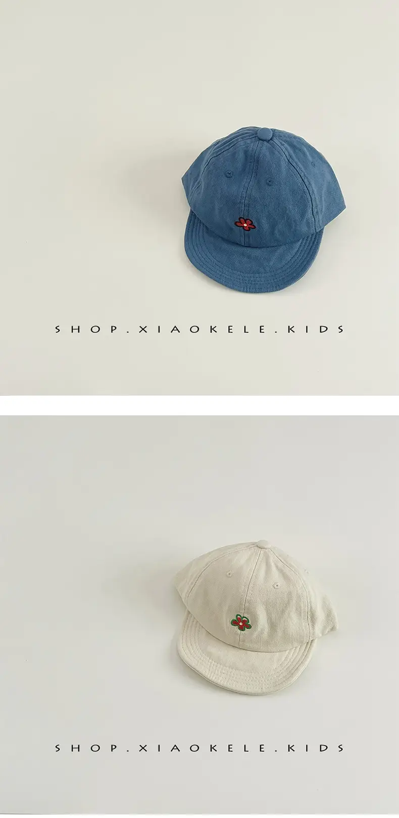 Red Floral Baby Cap for Girls Soft Bristle Hat — feature 9