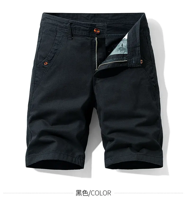 Men's Grey Tooling Shorts Summer Casual Loose Fit — feature 18