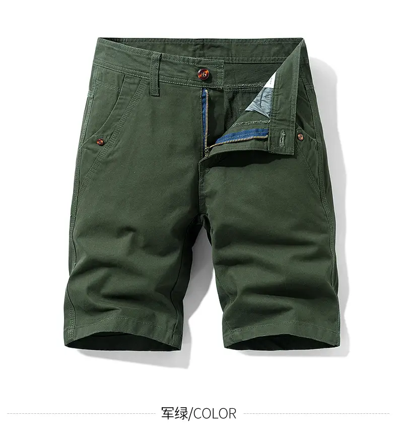 Men's Grey Tooling Shorts Summer Casual Loose Fit — feature 20