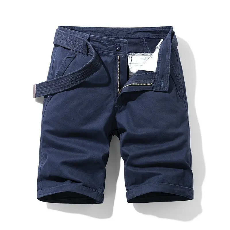 Men's Grey Tooling Shorts Summer Casual Loose Fit - Image 5