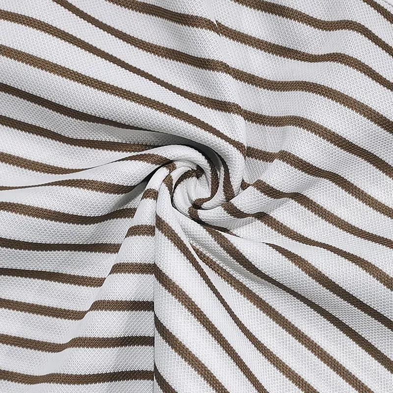 Men Striped Long Sleeve Henry T-Shirt Black White — feature 19