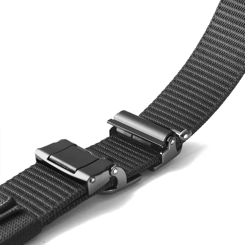 Men's Automatic Buckle Belt with Nylon Strap - Image 22