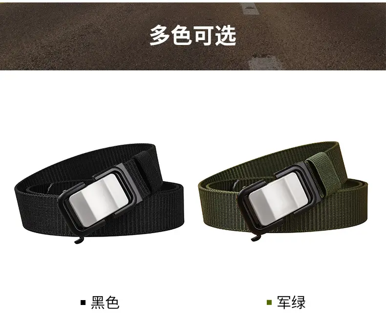 Men's Automatic Buckle Belt with Nylon Strap — feature 4