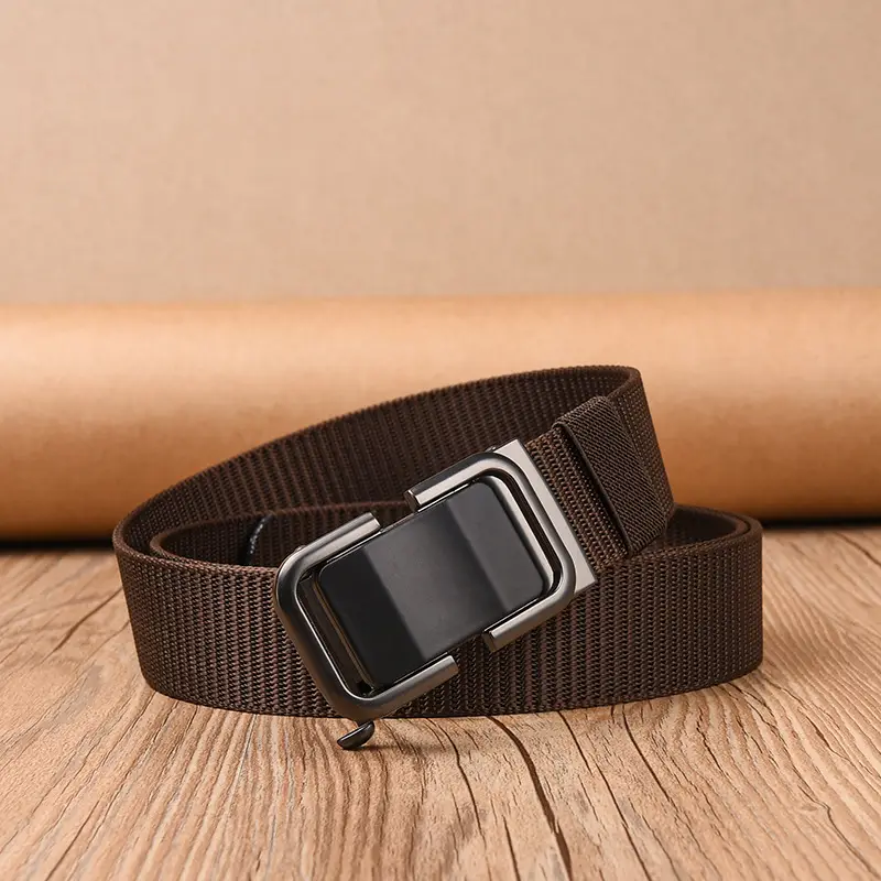 Men's Automatic Buckle Belt with Nylon Strap - Image 14