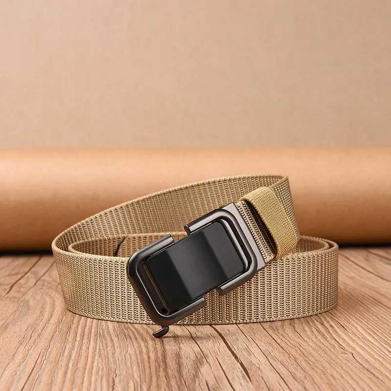 Men's Automatic Buckle Belt with Nylon Strap - Image 17