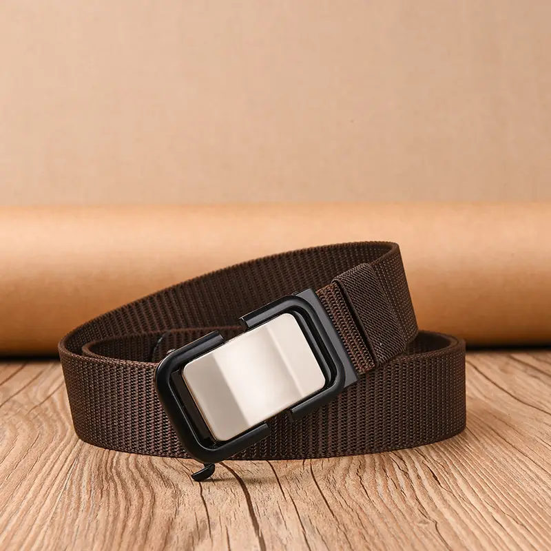 Men's Automatic Buckle Belt with Nylon Strap - Image 2