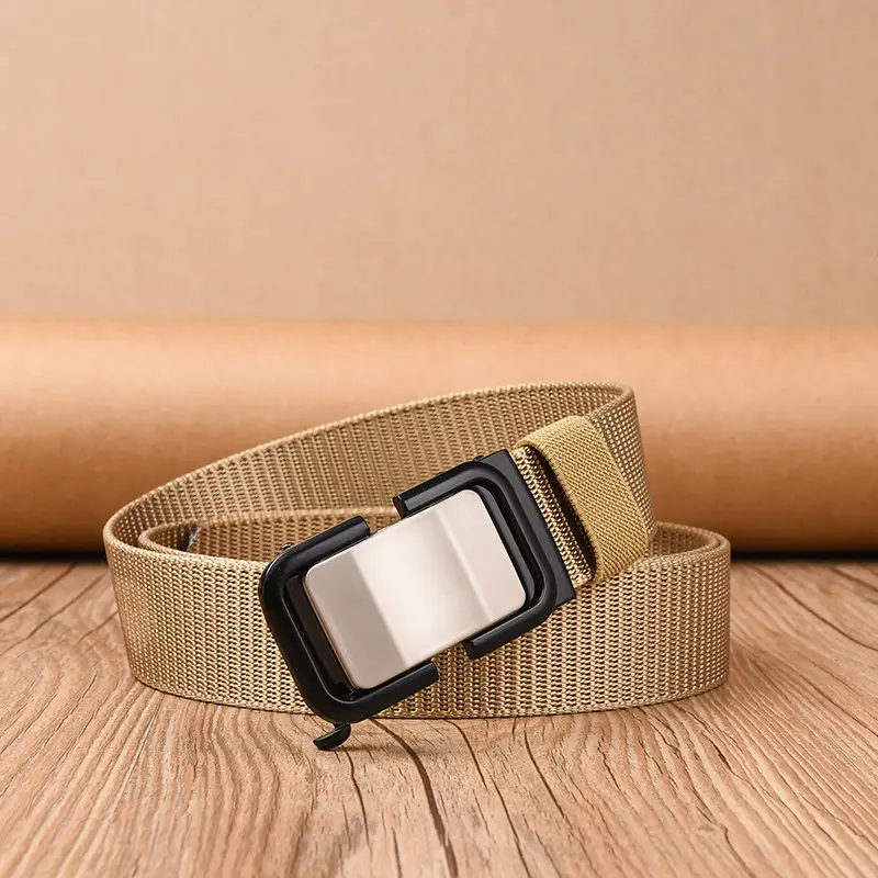 Men's Automatic Buckle Belt with Nylon Strap - Image 5