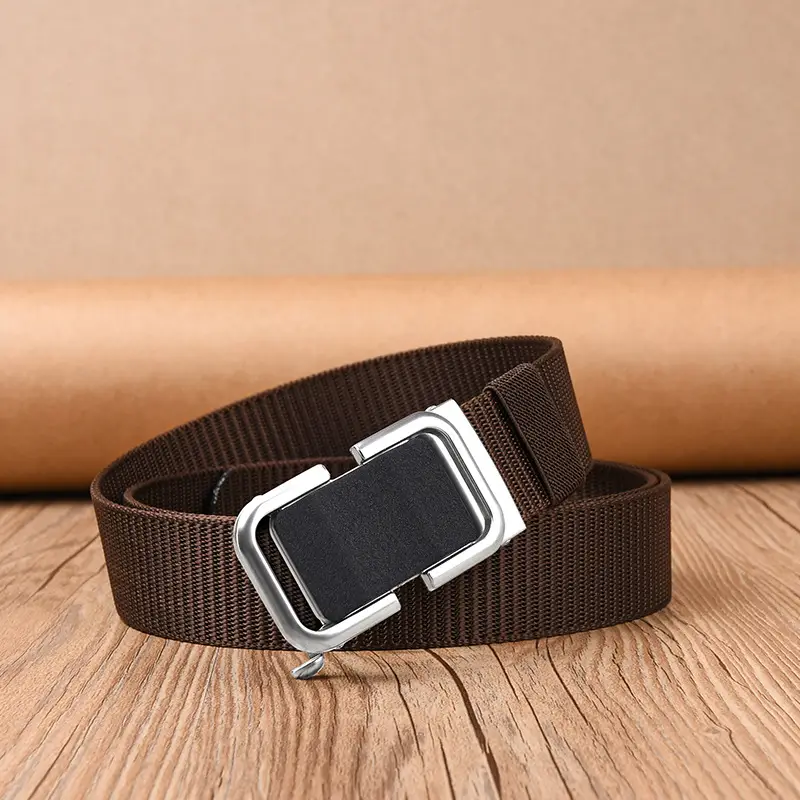 Men's Automatic Buckle Belt with Nylon Strap - Image 8