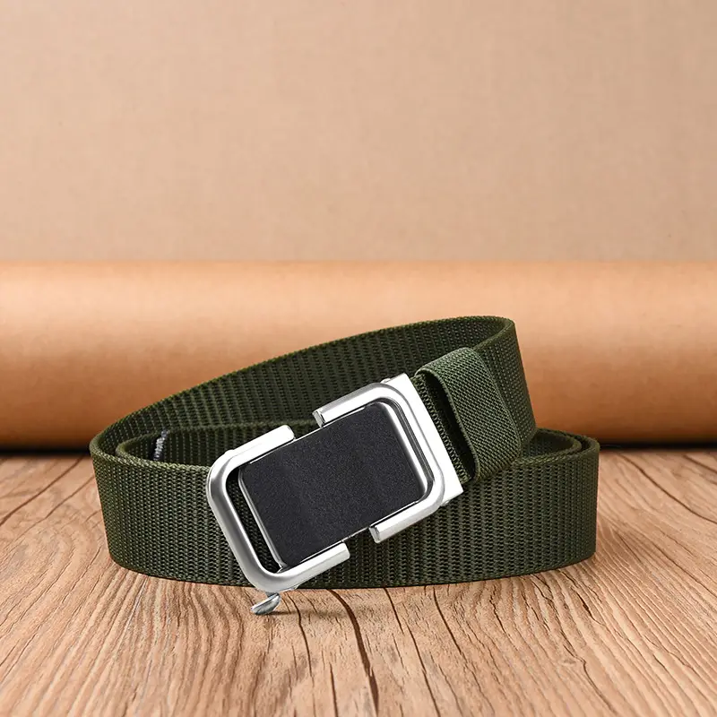 Men's Automatic Buckle Belt with Nylon Strap - Image 9