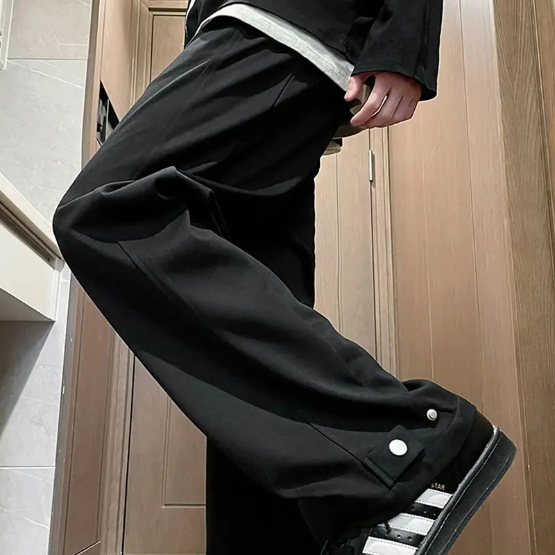 Black Casual Pants for Boys Spring Fall Wear - Image 8
