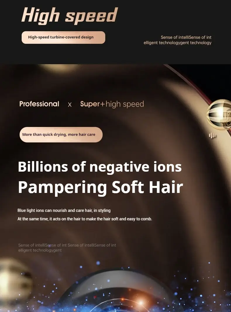 Travworld Black Hair Dryer with 5 Accessories — feature 8