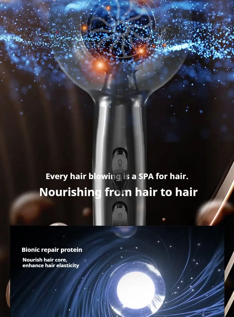 Travworld Black Hair Dryer with 5 Accessories — feature 9