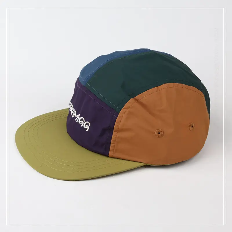 Men's Casual Flat-Brim Cap with "GAMG" Embroidery — feature 2