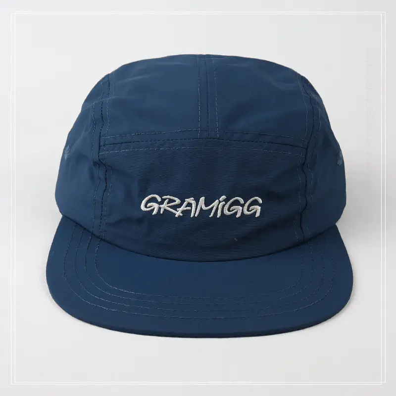Men's Casual Flat-Brim Cap with "GAMG" Embroidery — feature 7