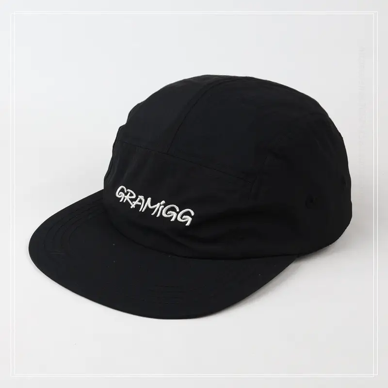 Men's Casual Flat-Brim Cap with "GAMG" Embroidery — feature 4