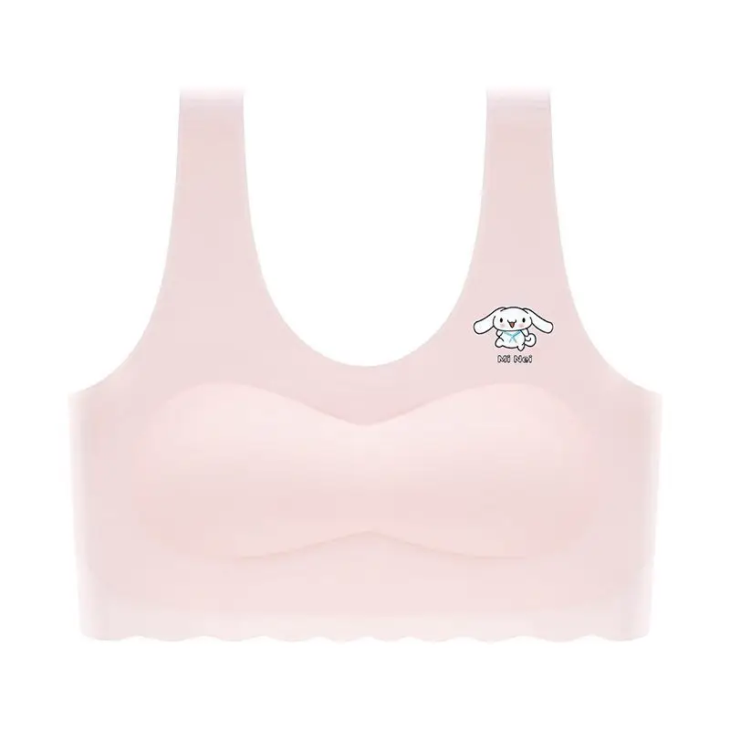Ice Silk Traceless Underwear 12 Girls' Summer Ice Silk Girls' Anti-bump Underwear for Primary and Secondary School Students Girls' Underwear Bra