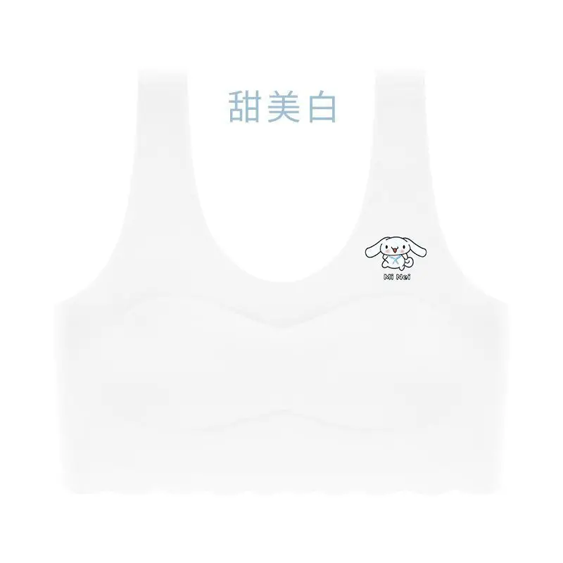 Ice Silk Traceless Underwear 12 Girls' Summer Ice Silk Girls' Anti-bump Underwear for Primary and Secondary School Students Girls' Underwear Bra