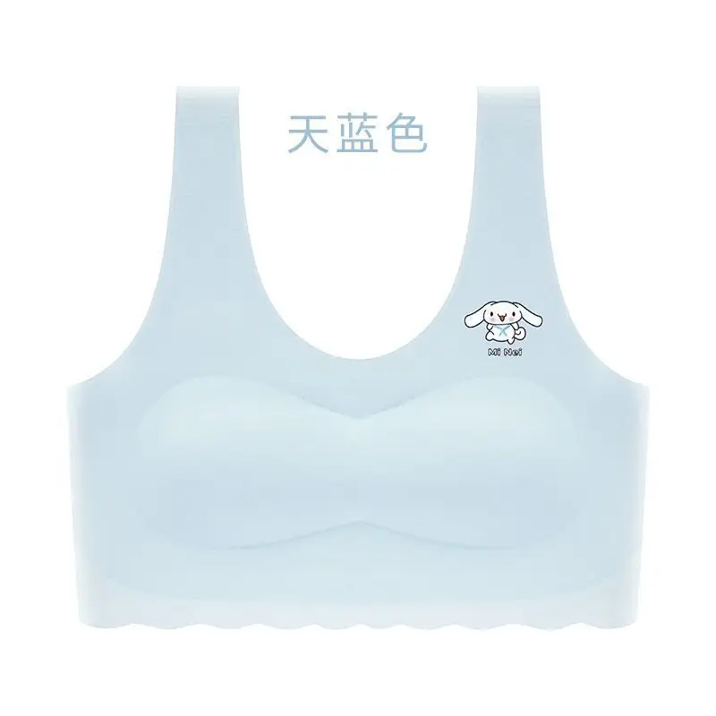 Ice Silk Traceless Underwear 12 Girls' Summer Ice Silk Girls' Anti-bump Underwear for Primary and Secondary School Students Girls' Underwear Bra