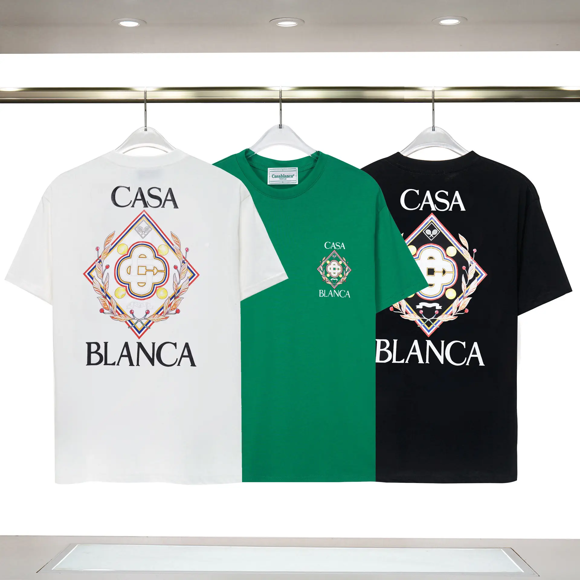 Casablanca Tropical Fruit Printed T-Shirt White - Image 31