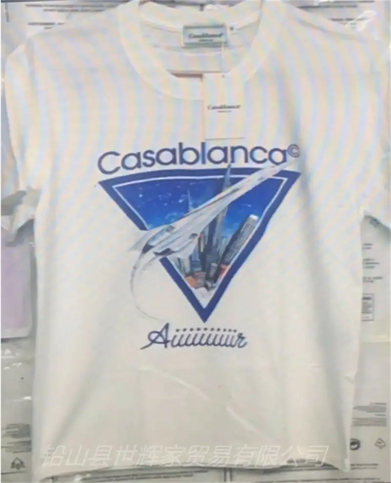 Casablanca Tropical Fruit Printed T-Shirt White — feature 4