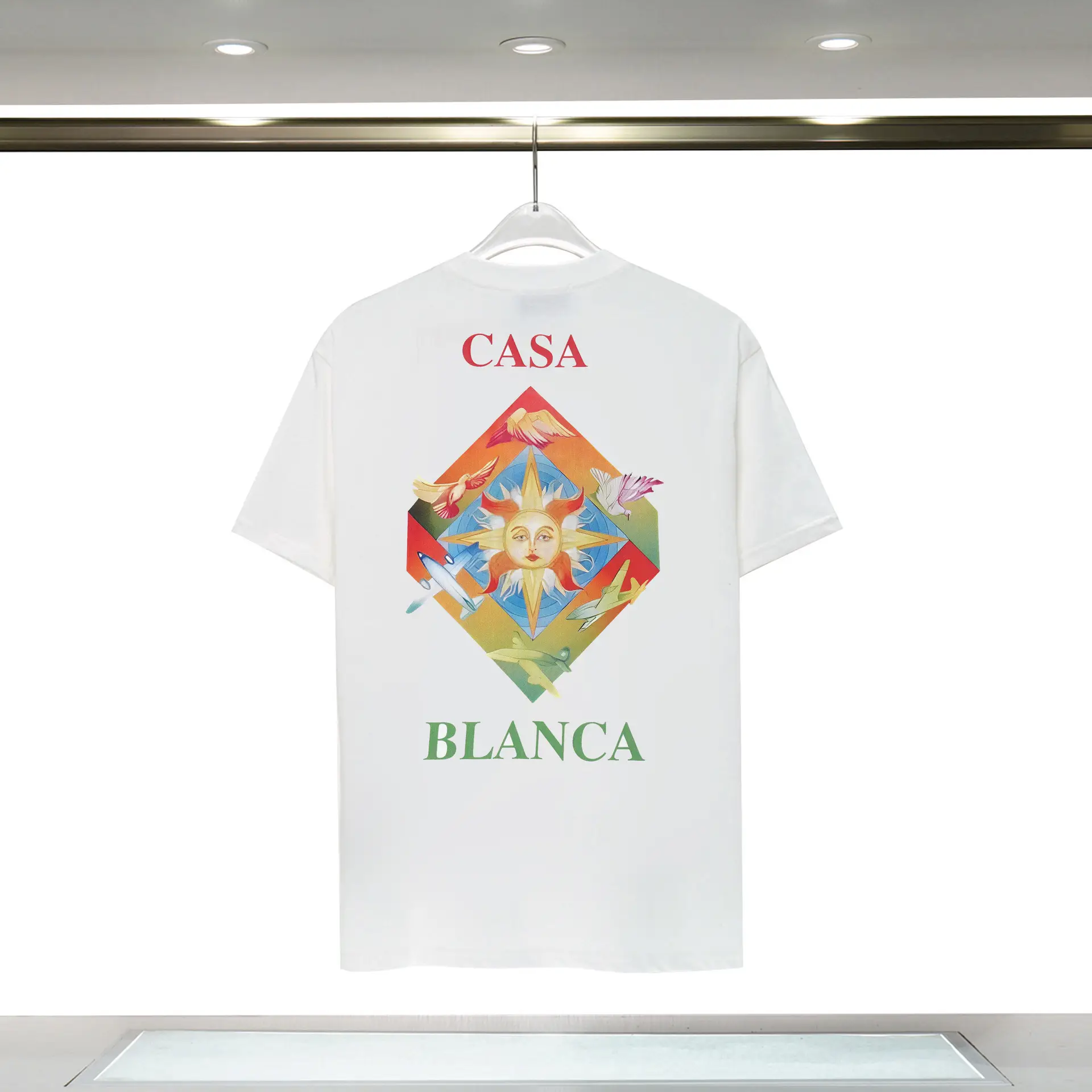 Casablanca Tropical Fruit Printed T-Shirt White - Image 10