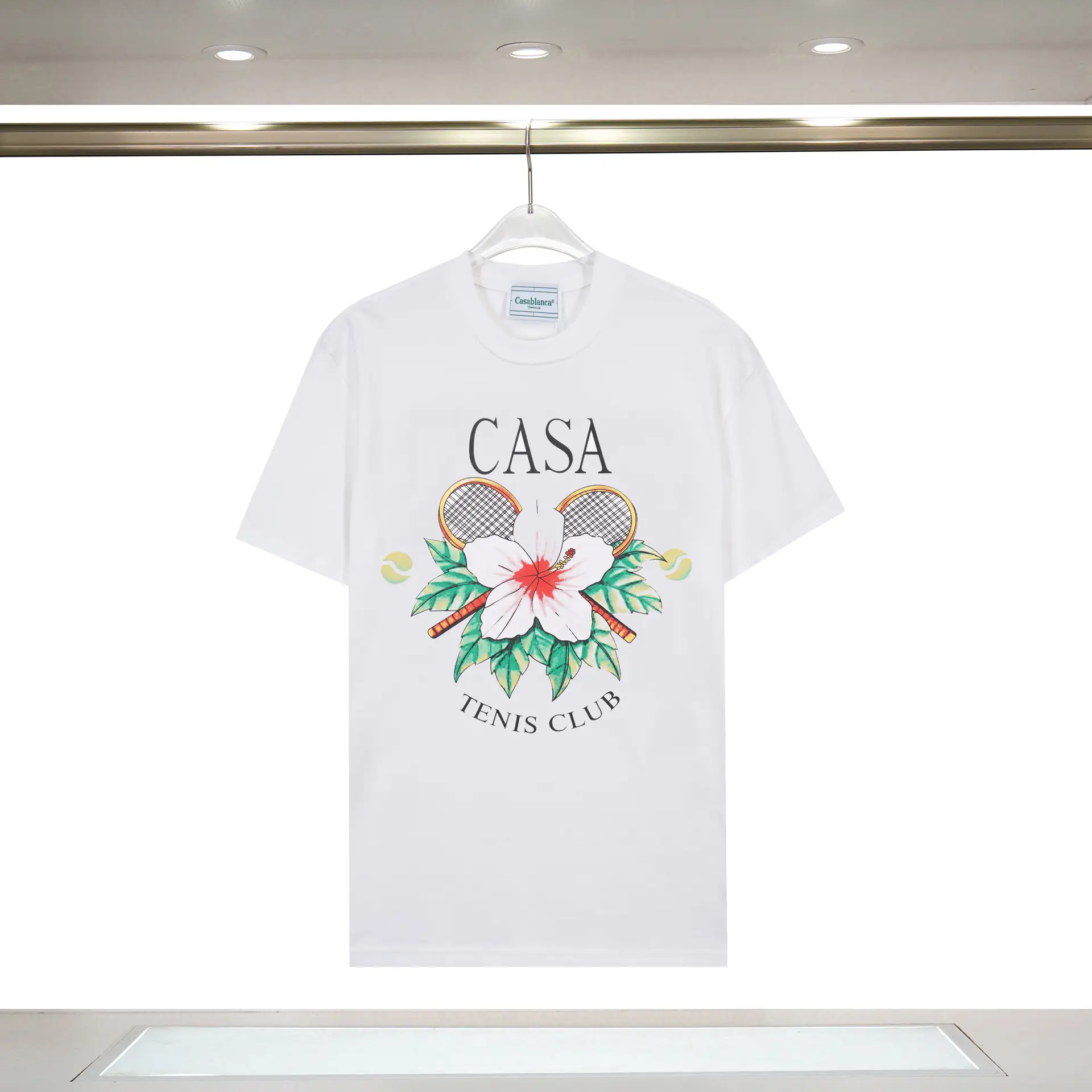 Casablanca Tropical Fruit Printed T-Shirt White - Image 14