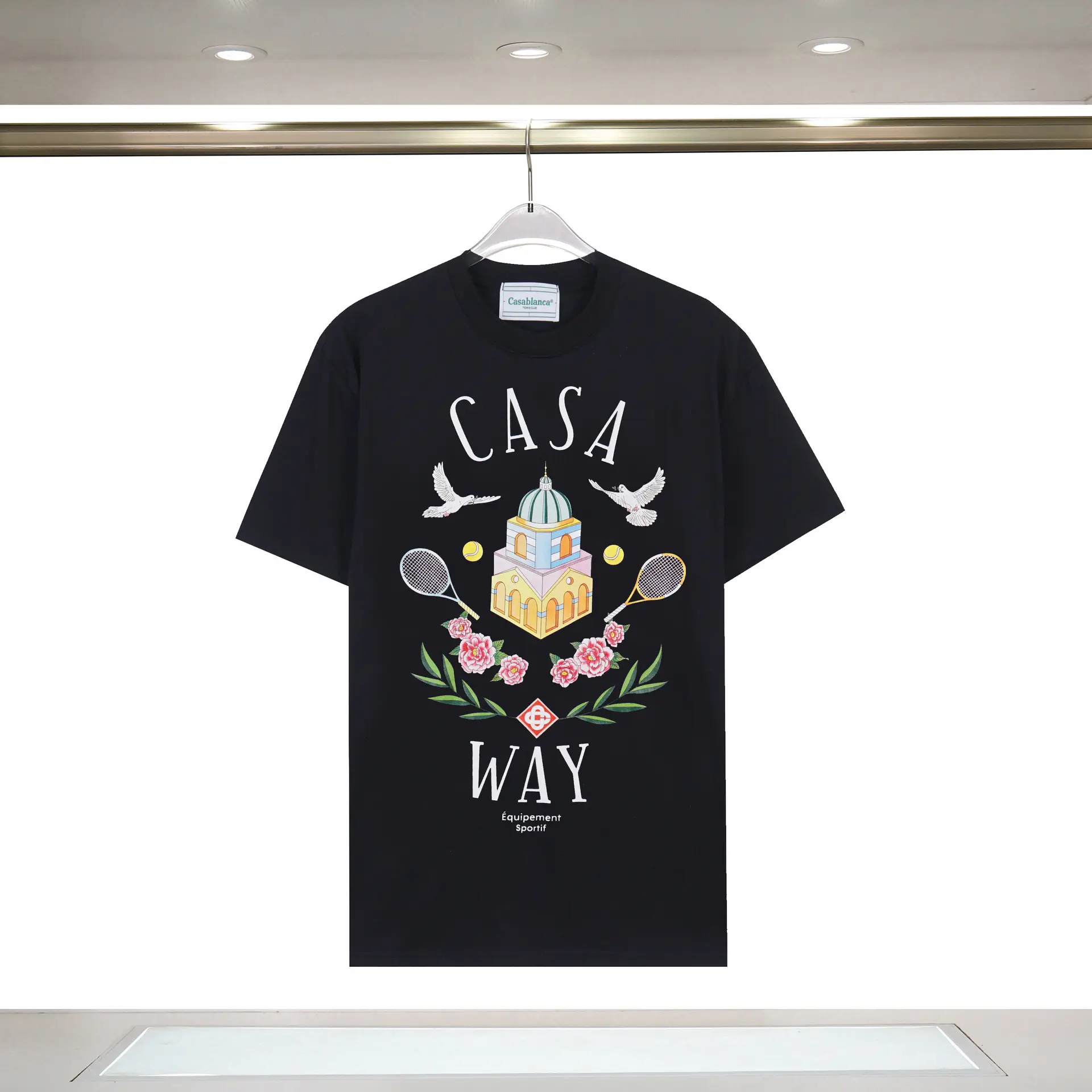 Casablanca Tropical Fruit Printed T-Shirt White - Image 15