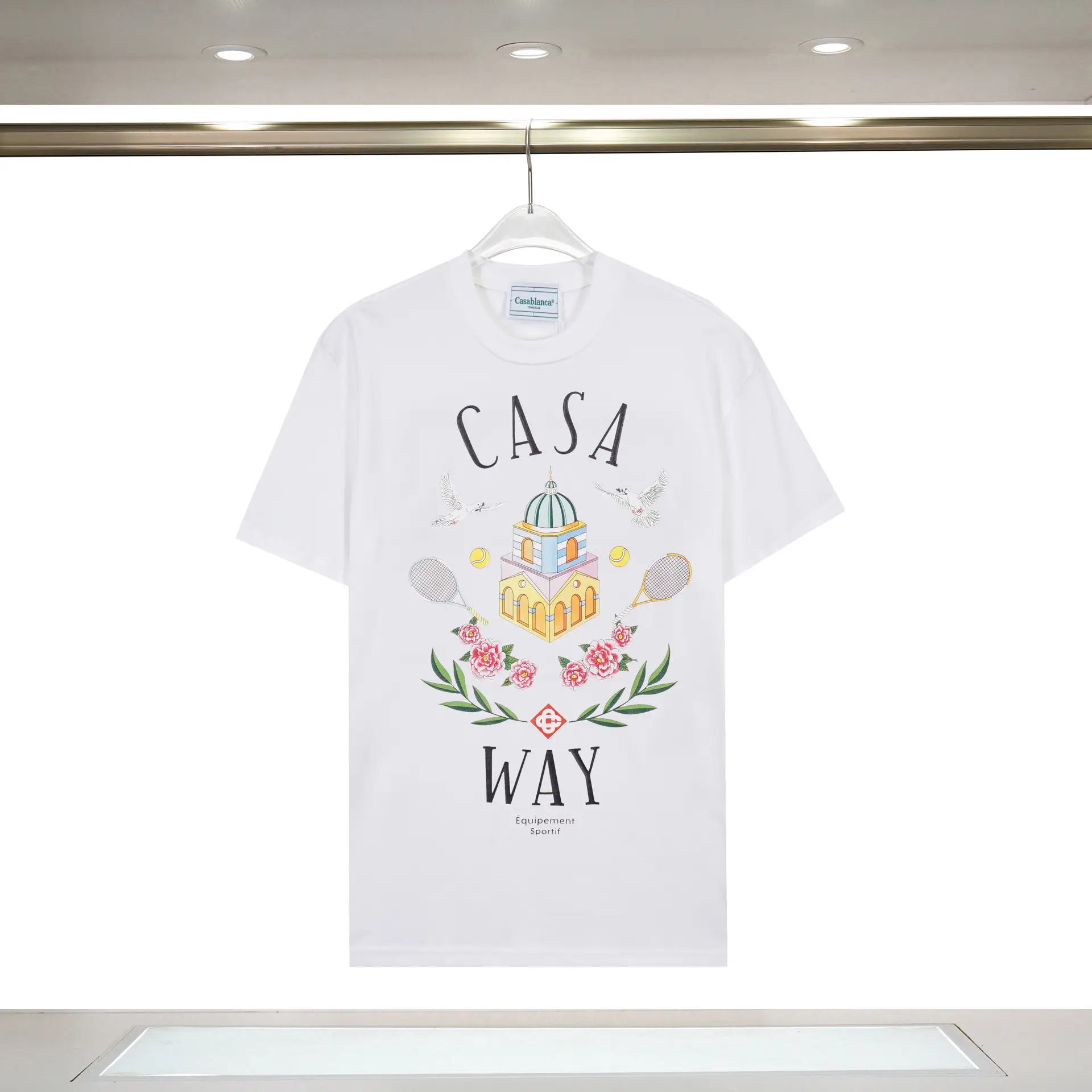 Casablanca Tropical Fruit Printed T-Shirt White - Image 16