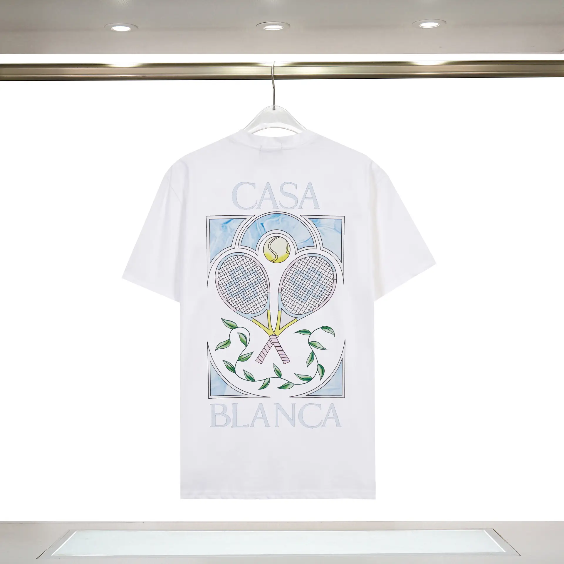 Casablanca Tropical Fruit Printed T-Shirt White - Image 18