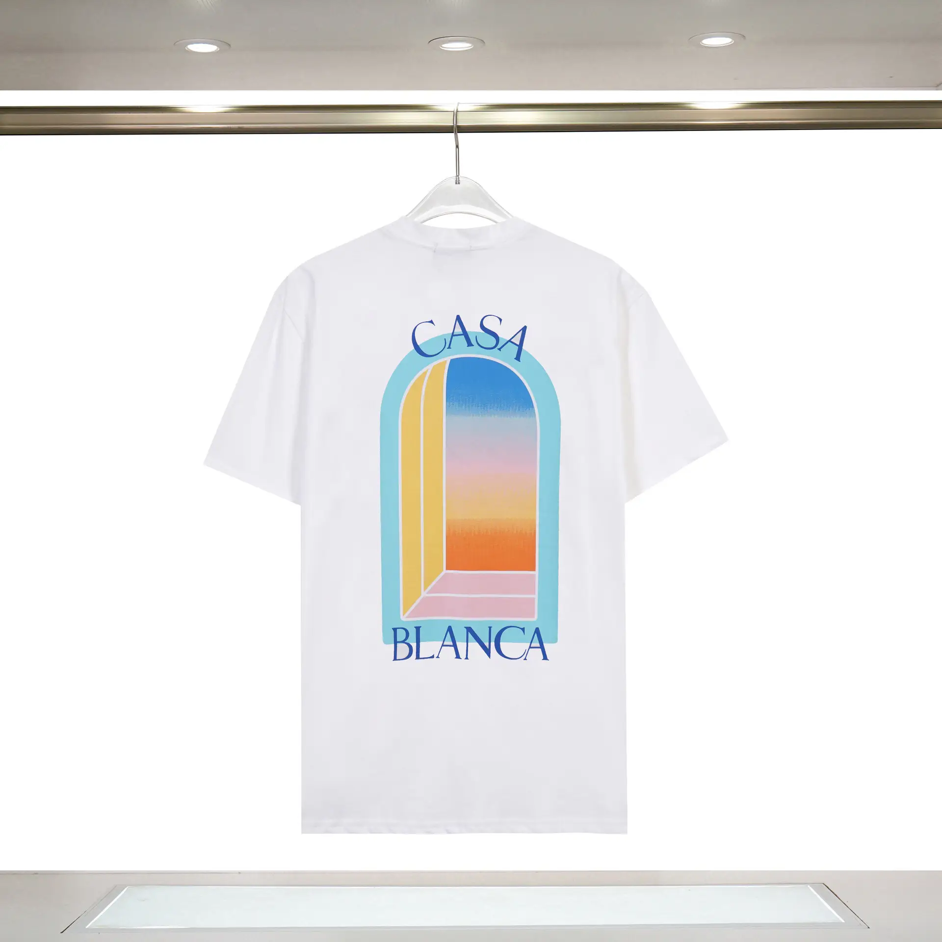 Casablanca Tropical Fruit Printed T-Shirt White - Image 24