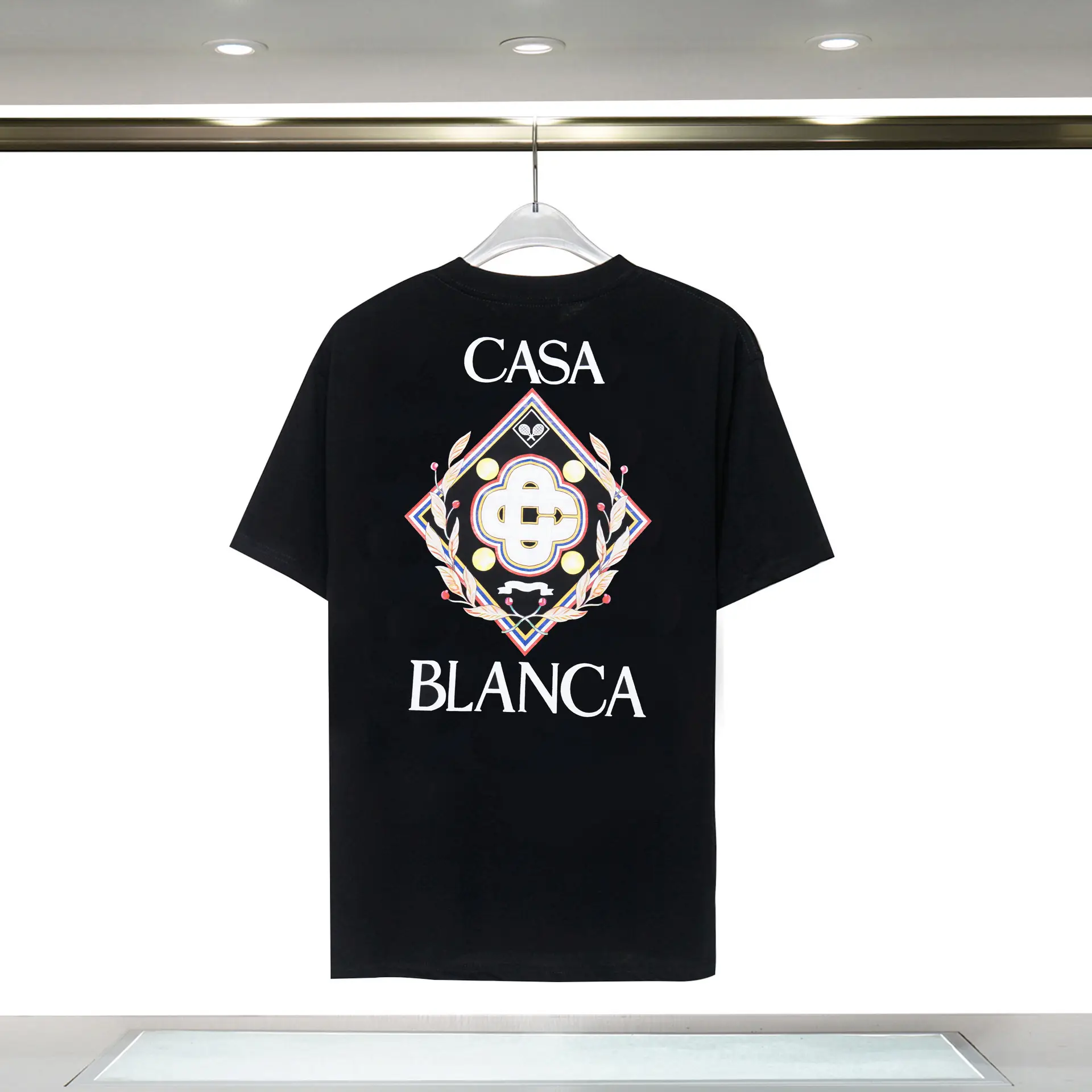 Casablanca Tropical Fruit Printed T-Shirt White - Image 3