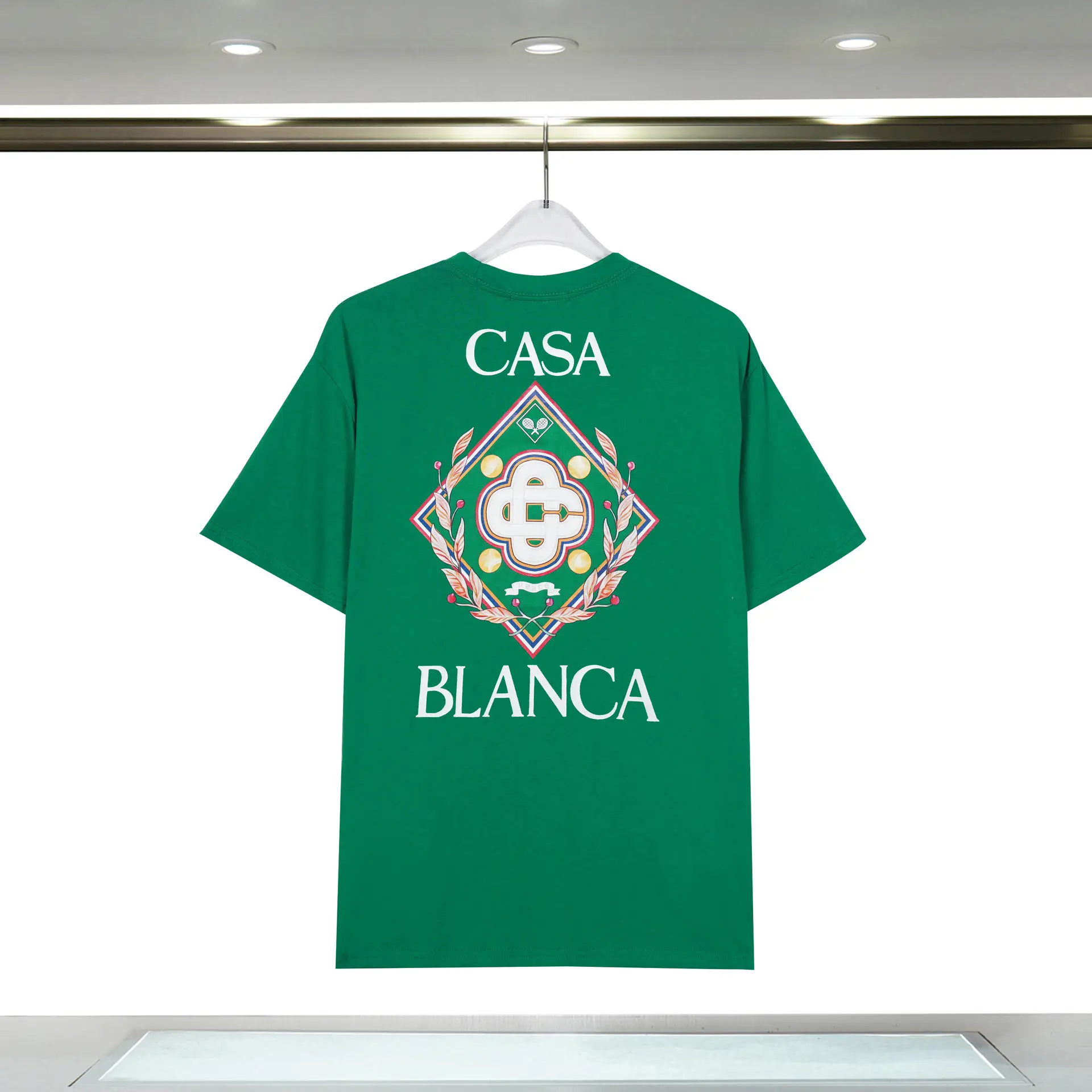 Casablanca Tropical Fruit Printed T-Shirt White - Image 5