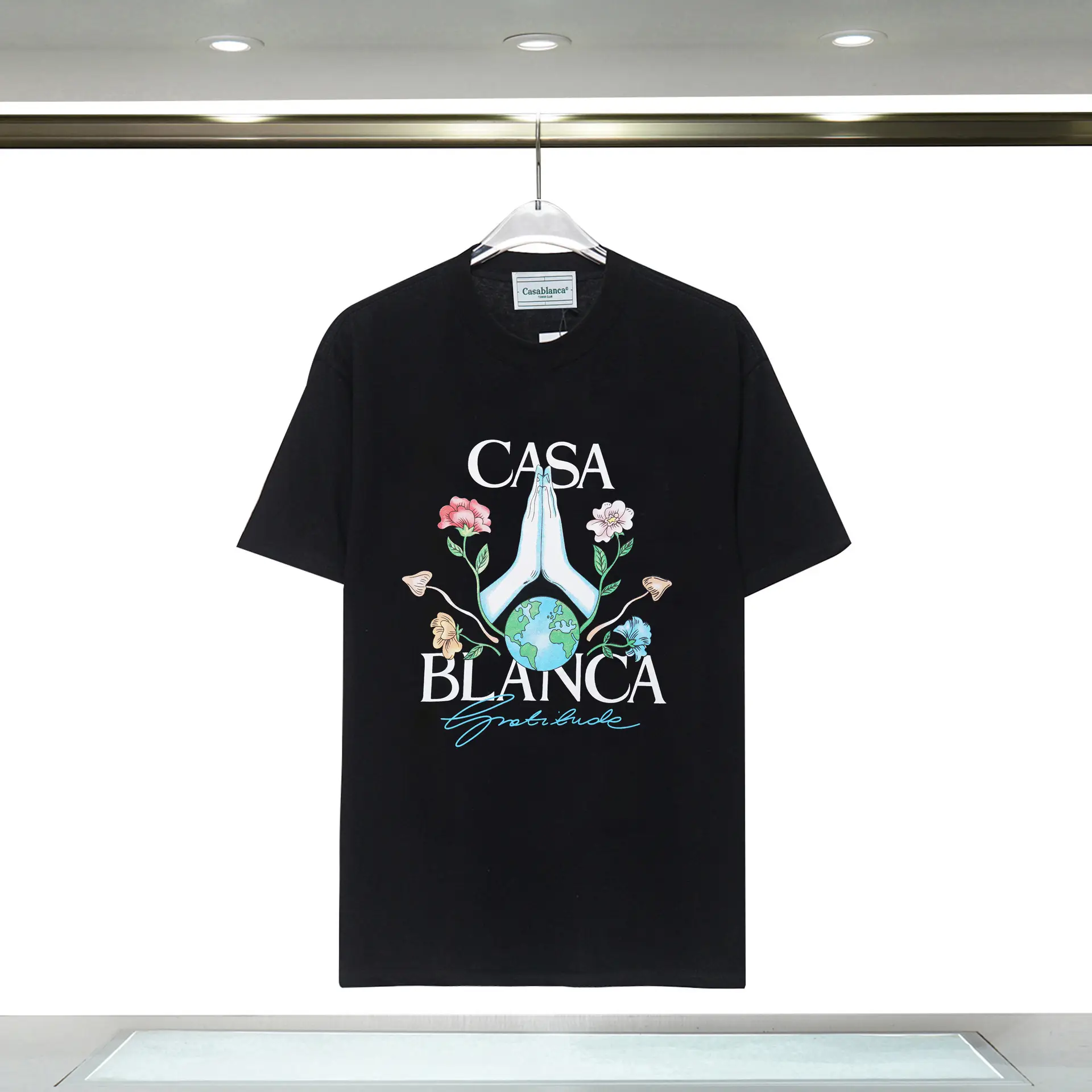 Casablanca Tropical Fruit Printed T-Shirt White - Image 6