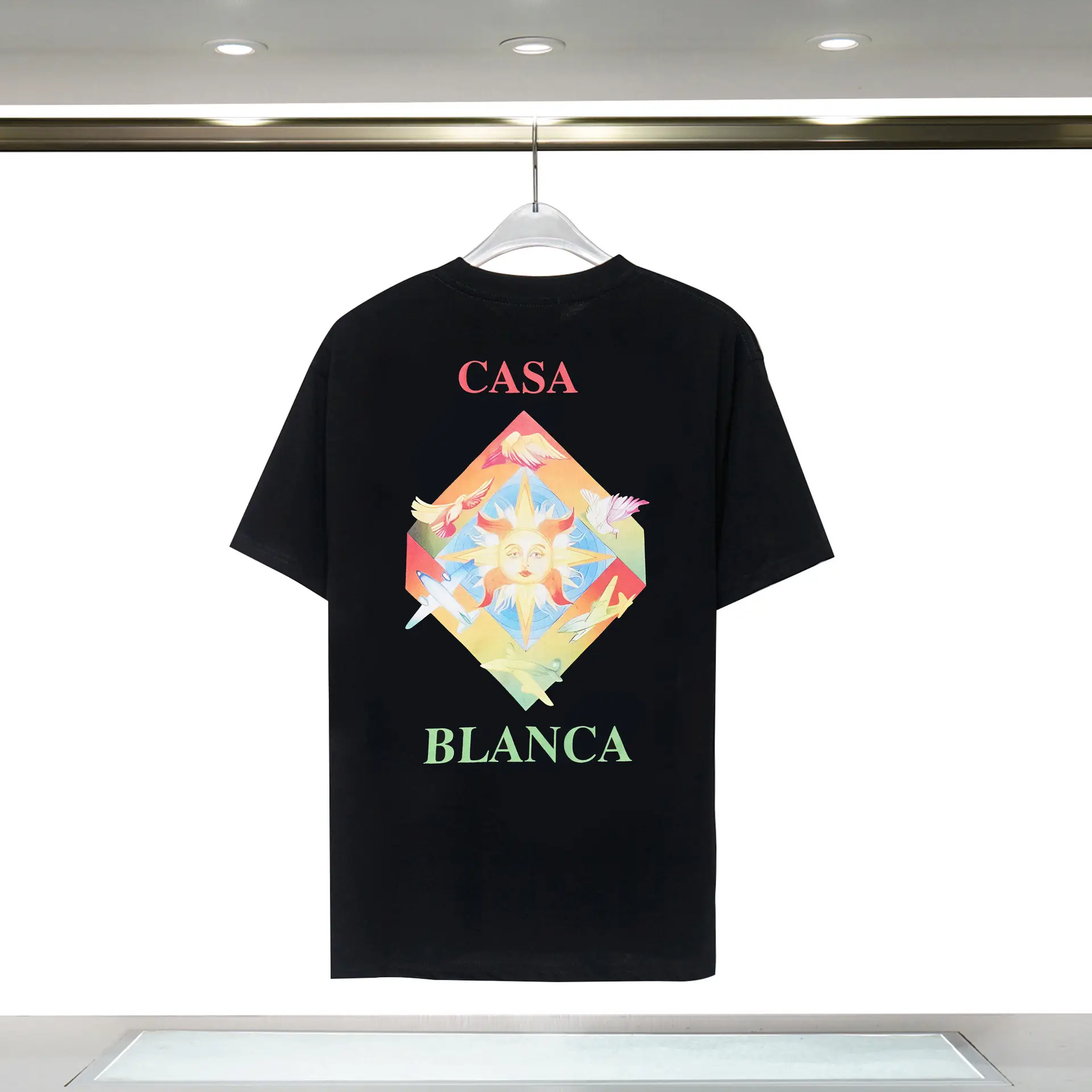 Casablanca Tropical Fruit Printed T-Shirt White - Image 9
